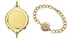 Gold Plated Plain Bracelet & Capsule