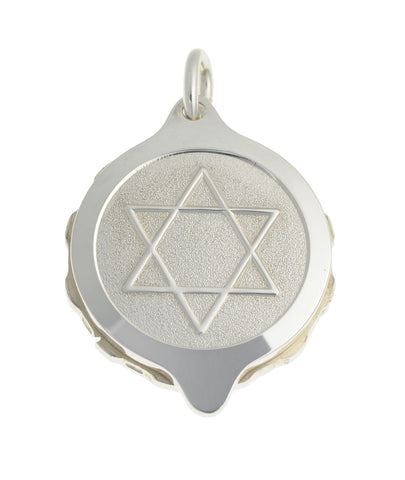 Sterling Silver Star of David Pendant with chain (50cm / 20” chain)