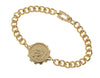 GENTS Gold Plated St George & Dragon Bracelet 232361