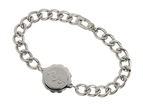 Stainless Steel Snake & Staff Bracelet GENTS 235507 - ladies version is 235508