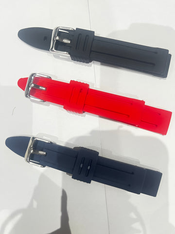 Silicone straps          fitting a watch attachment 18mm        237 555
