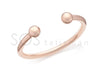 908 - COPPER BANGLE WITH ROPE EFFECT NO MAGNET     UNISEX