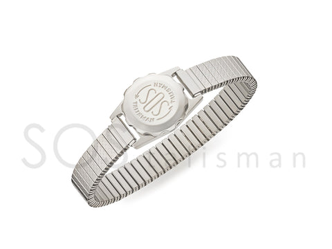 LADIES STAINLESS STEEL WATCH ATTACHMENT ON EXPANDER 237501