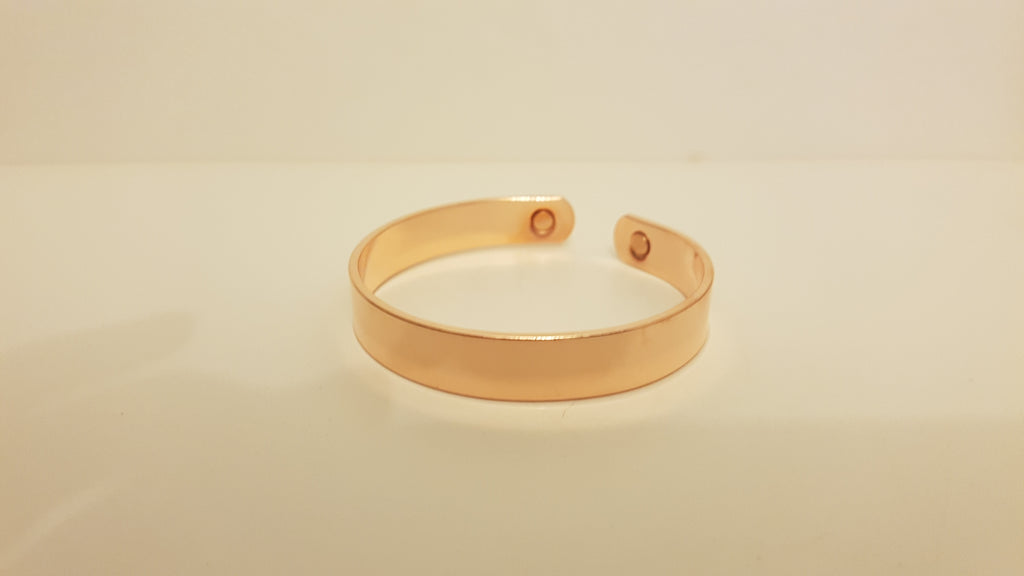 Copper Bangle Plain With Magnets 907/Cm9