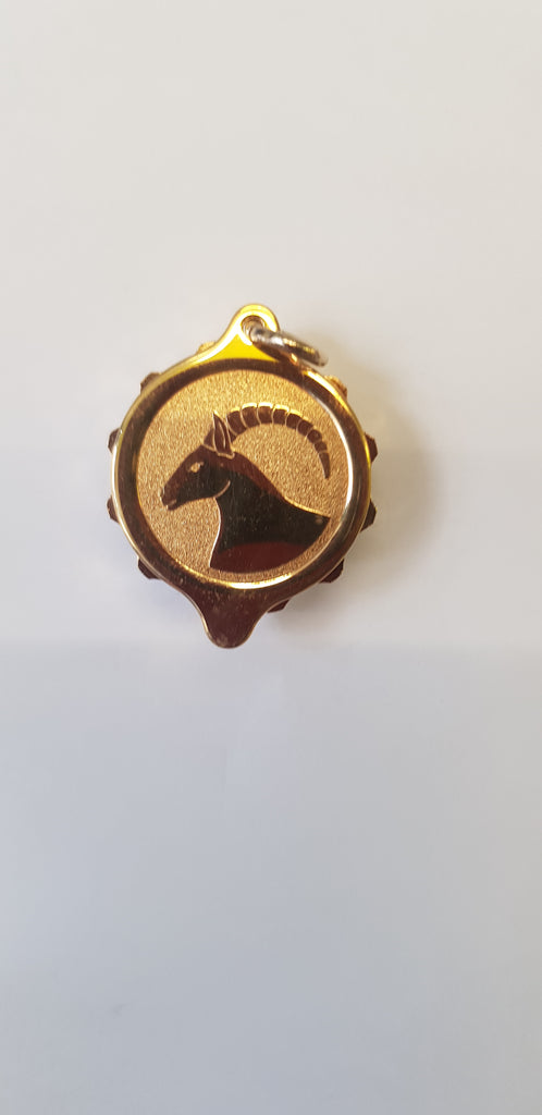 GOLD TONE ZODIAC WITH ARIES 222310 WITH 22