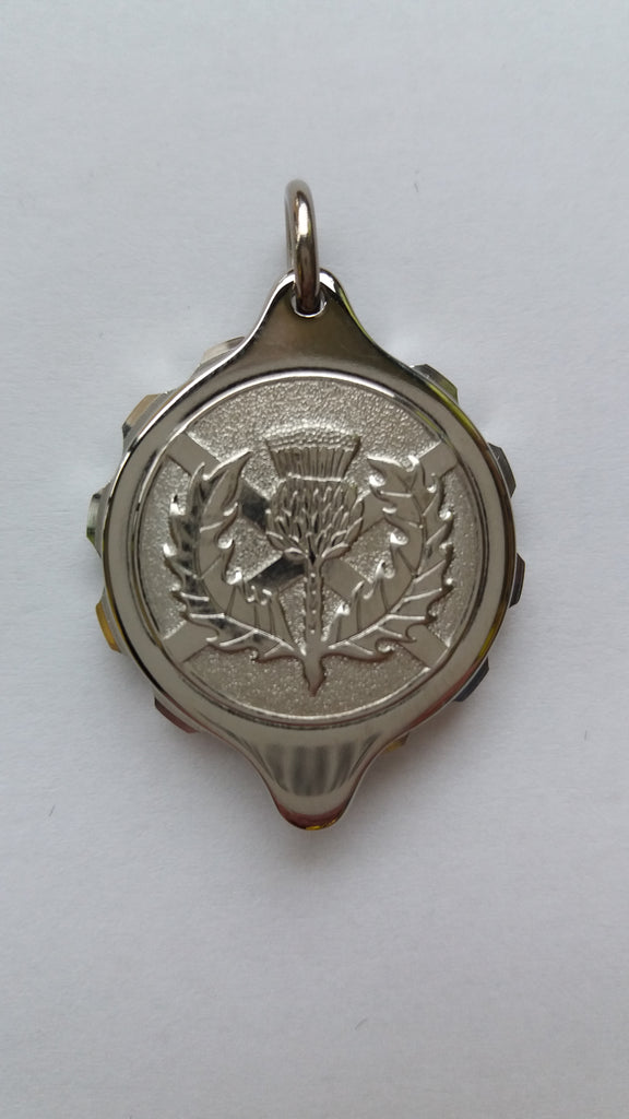 STAINLESS STEEL PENDANT WITH SCOTS THISTLE CODE 225170