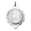 Stainless Steel Plated Zodiac Pendant on 22