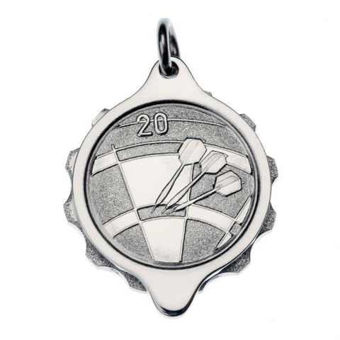 Stainless Steel Darts Pendant with 22