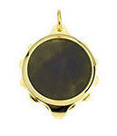 Gold Tone (Coloured Pendant with 22