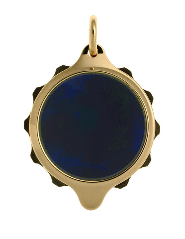 Gold Tone (Coloured Pendant with 22