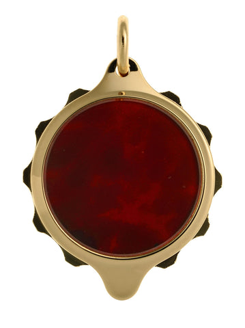 Gold Tone (Coloured Pendant with 22