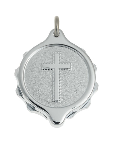 Chrome Plated Pendant with 22