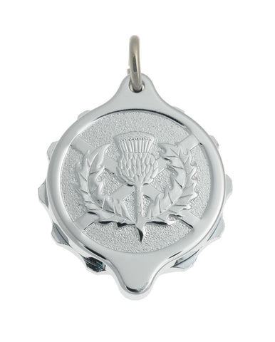 Chrome Plated Pendant with 22