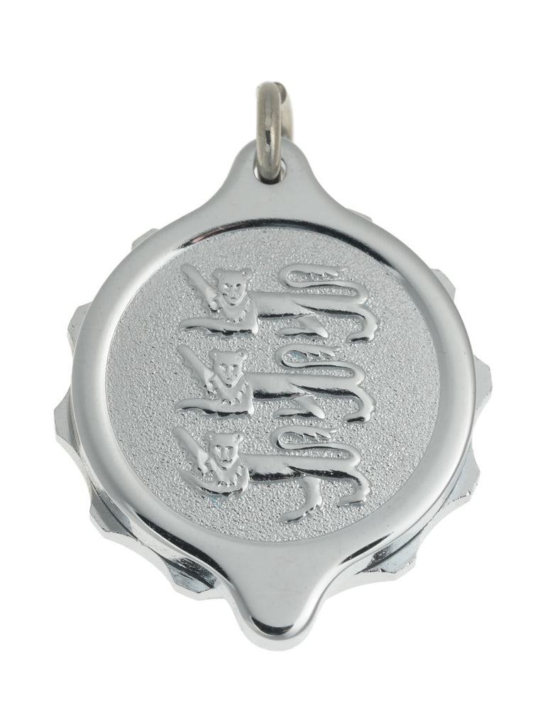 Chrome Plated Pendant with 22