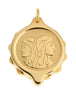 Gold Plated Zodiac Pendant with 22