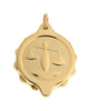 Gold Plated Zodiac Pendant with 22