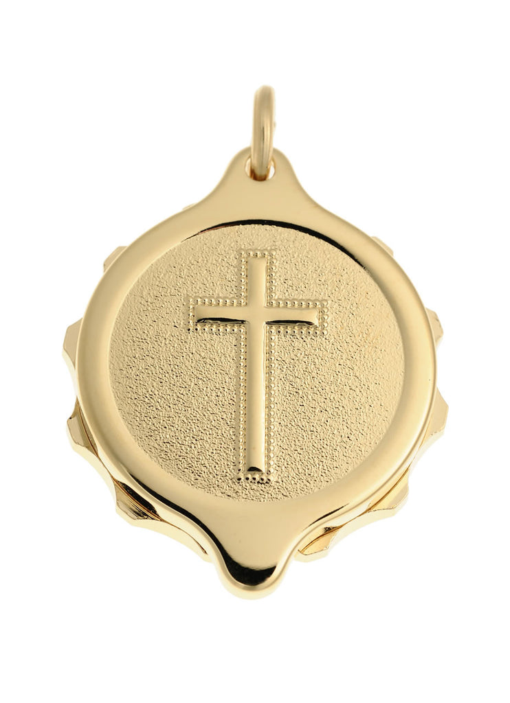 Gold Plated Christian Cross Pendant and Chain