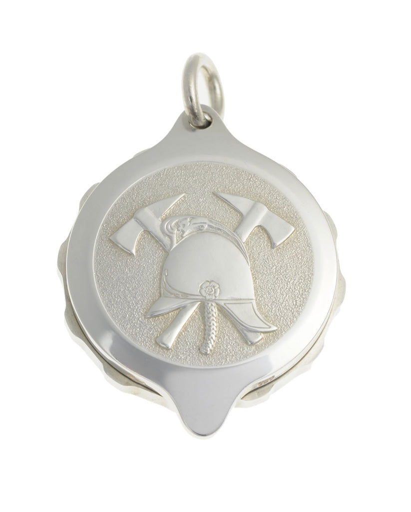Sterling Silver Fire Brigade Pendant with chain (50cm / 20” chain)