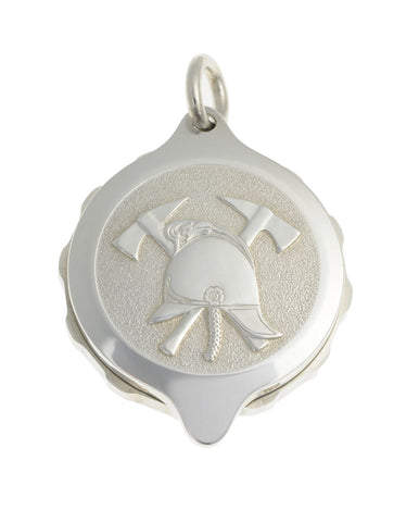 Sterling Silver Fire Brigade Pendant with chain (50cm / 20” chain)