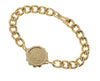 GENTS Gold Plated Snake & Staff Bracelet 232363