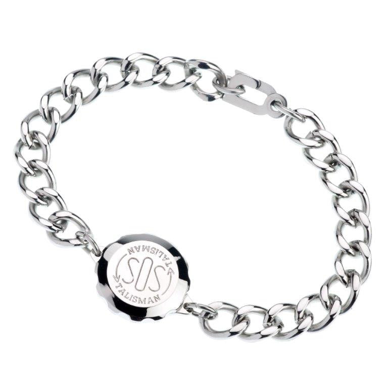 SOS Talisman Medical Bracelets  Sterling Silver ID Jewellery